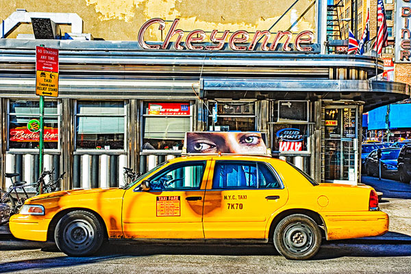 Photograph Mitchell Funk Cheyenne Diner on One Eyeland