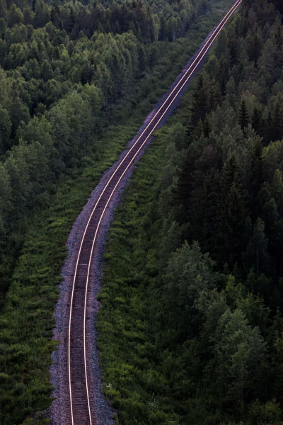 Photograph Ilkka Kokkonen Midnight Rails on One Eyeland