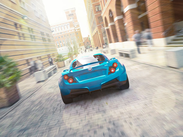 Photograph Nigel Harniman Detroit Electric Sp01 Launch Image on One Eyeland