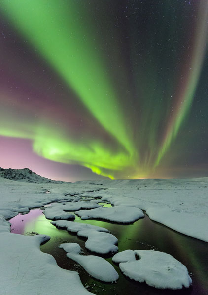 Photograph Oscar Bjarnason Auroras Wave on One Eyeland