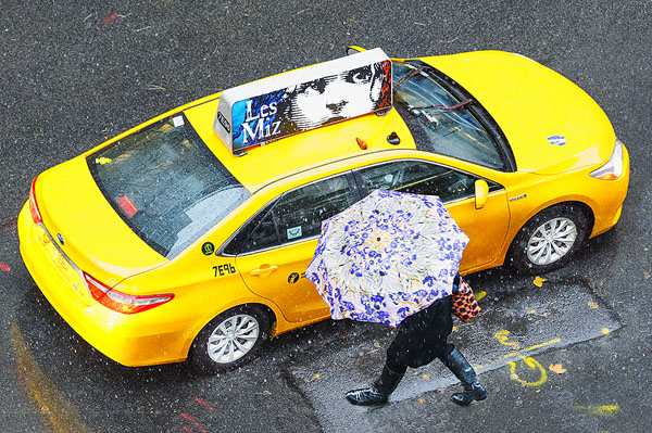 Photograph Mitchell Funk Taxi From Above on One Eyeland