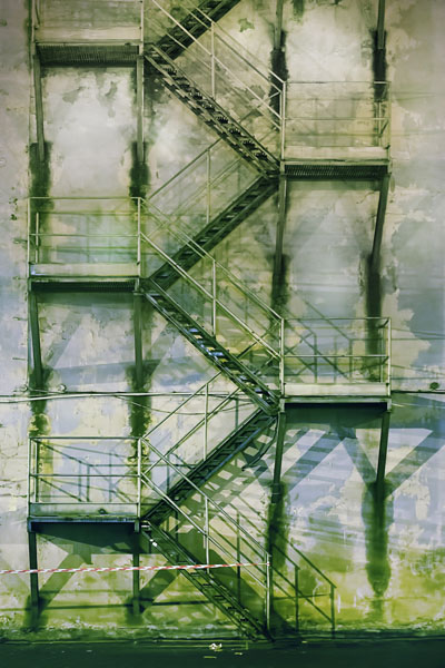 Photograph Andrzej Bochenski Do Not Cross on One Eyeland