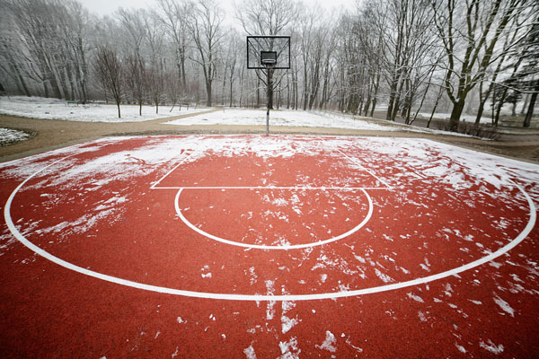 Photograph Andrzej Bochenski Basketball on One Eyeland