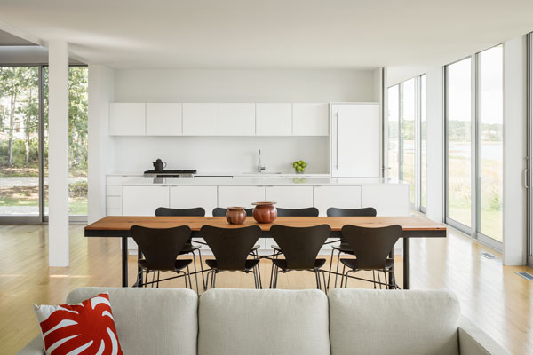 Photograph Trent Bell Modern Maine Kitchen on One Eyeland