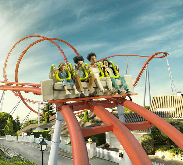Photograph Gonzalo Puertas Tarifa Plana Roller Coaster on One Eyeland
