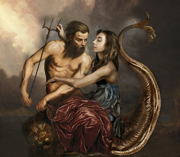 Photograph Patrizia Burra Neptune And Amphitrite on One Eyeland