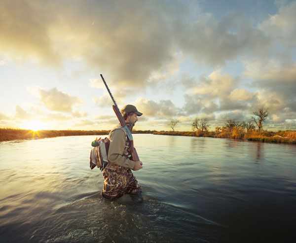 Photograph Nick Hall Duck Hunter on One Eyeland