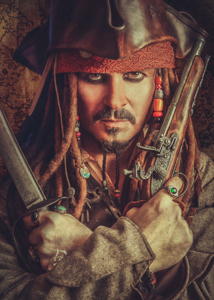 Photograph Antti Karppinen Pirates Of The Caribbean Jack Sparrow on One Eyeland