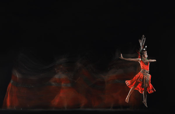 Photograph Dewi Doc Dayak Traditional Dancing on One Eyeland