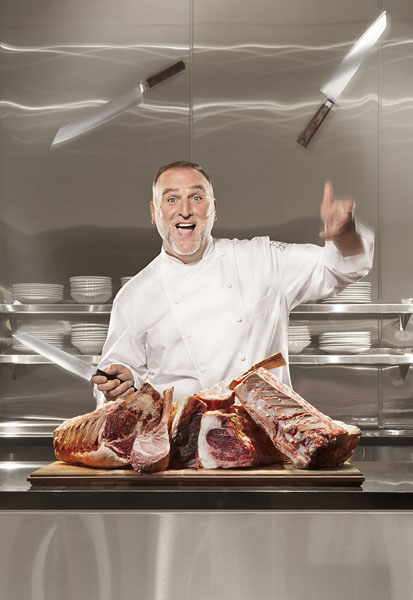 Photograph Ryan Forbes Celebrity Chef Jose Andres on One Eyeland