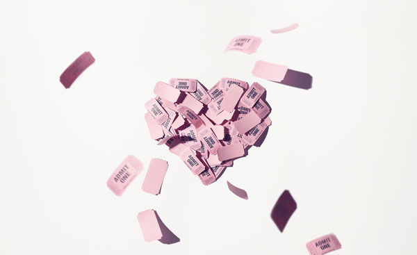 Photograph Lisa Shin Heart Tickets on One Eyeland
