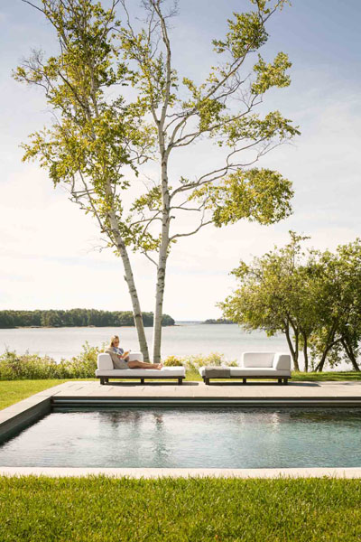 Photograph Trent Bell Maine Waterfront Pool on One Eyeland