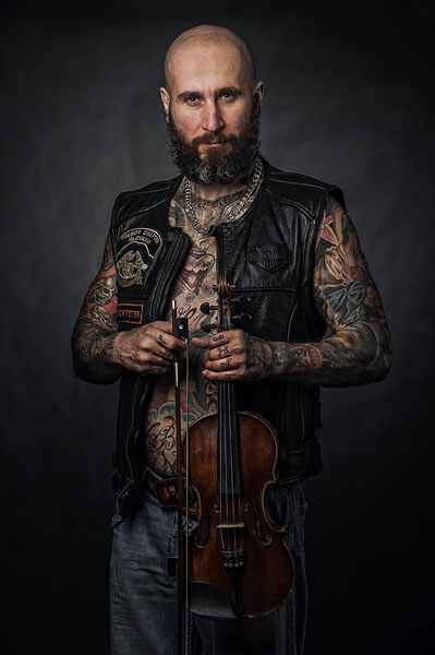 Photograph Jano Stovka Violin Player on One Eyeland