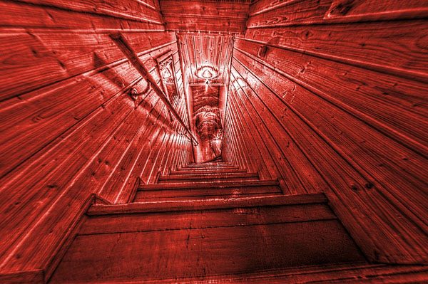 Photograph Lauri Koponen Red Stairway on One Eyeland