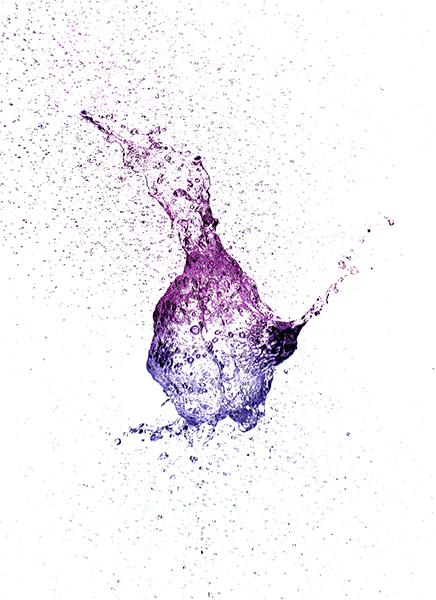 Photograph Ashley Pearson Liquid Explosion on One Eyeland