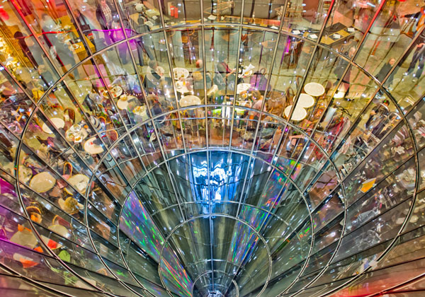 Photograph Wim Lanser Caleidoscope La Fayette Berlin on One Eyeland