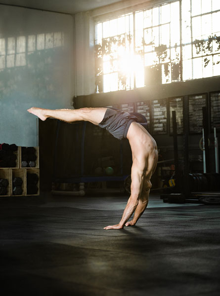 Photograph Laura Barisonzi Gymnist on One Eyeland