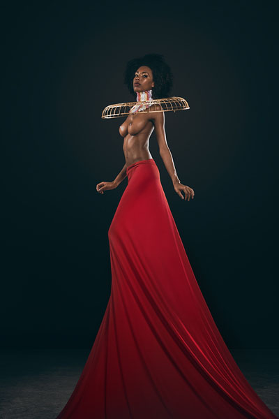 Photograph Jackson Carvalho La Donna In Rosso on One Eyeland