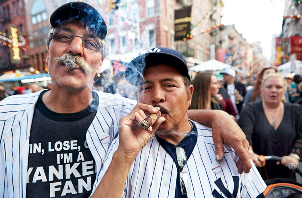 Photograph John Blais Yankee Fans on One Eyeland
