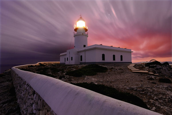 Photograph Paco Farero Cavalleria Lighthouse on One Eyeland