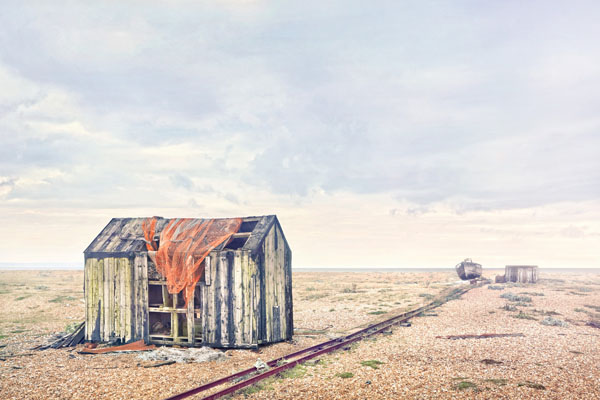 Photograph James Oneil Shed At Dungeness on One Eyeland