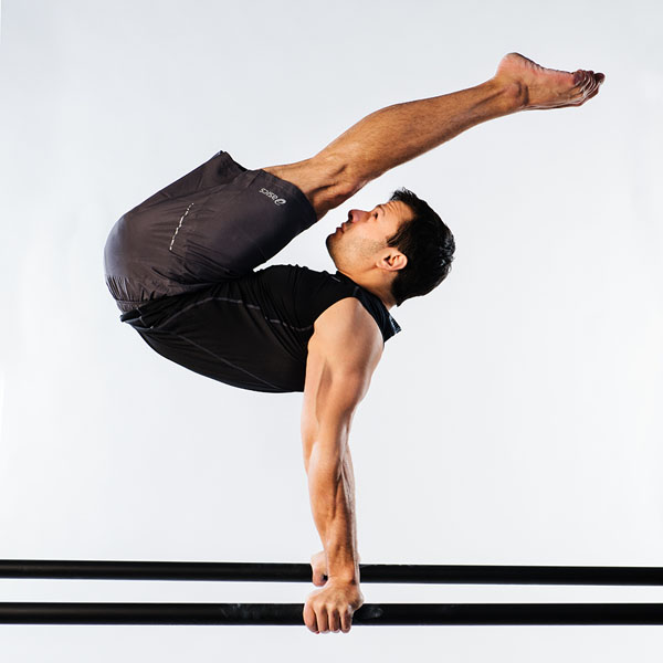 Photograph Laura Barisonzi Dave Gymnastics Training on One Eyeland
