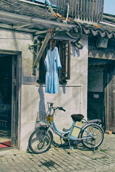 Photograph Svetlana Shelestina Blue Dress on One Eyeland