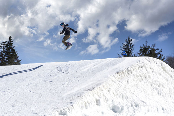 Photograph Chip Henderson Snowboard Air on One Eyeland