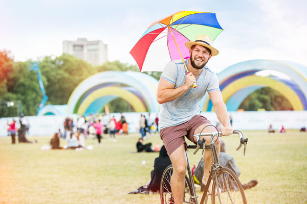 Photograph Igor Emmerich Teen Festival Bicycle on One Eyeland