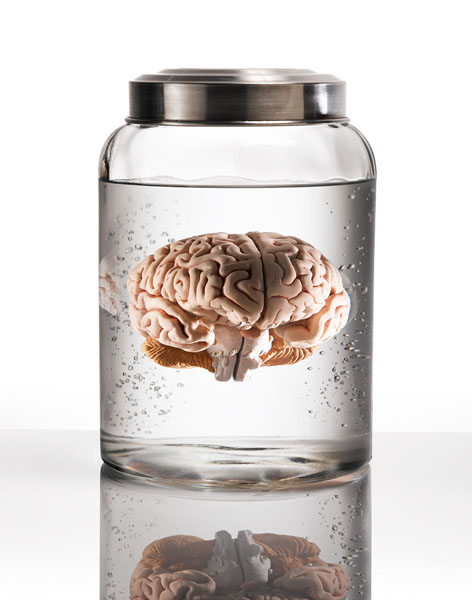 Photograph Tim Hawley Bubbling Brain on One Eyeland