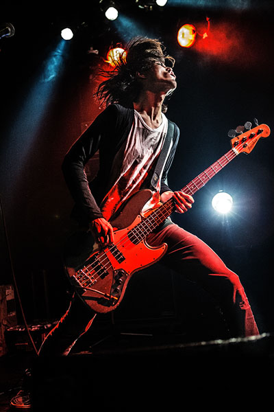 Photograph Kenji Nakamatsu Onstage on One Eyeland
