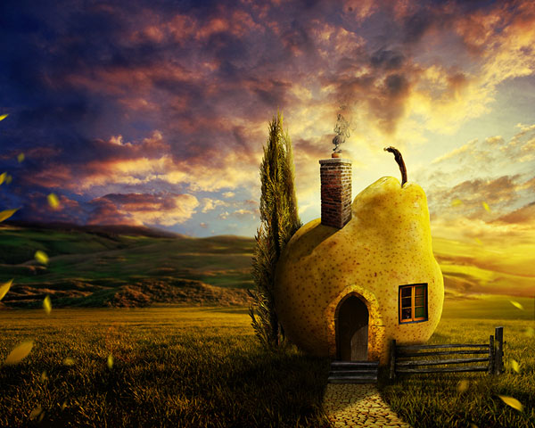 Photograph Ian Vicknair The Bartlett Pear House on One Eyeland