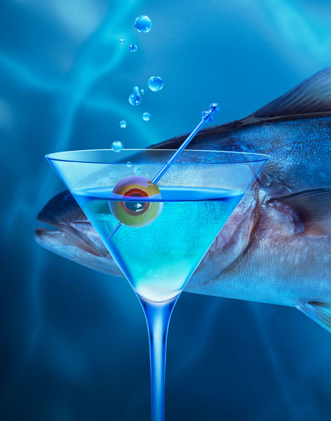 Photograph Tim Hawley Martini And Sushi Bar on One Eyeland