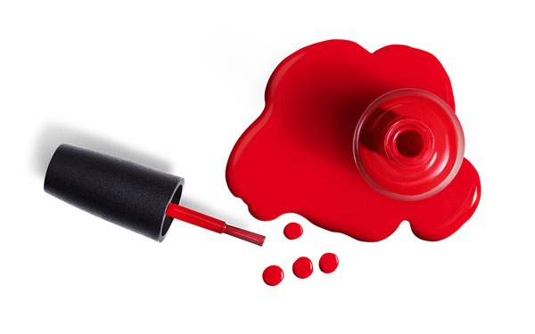 Photograph Mark Wiens Red Nail Polish on One Eyeland