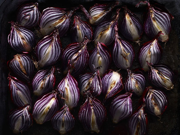 Photograph Sue Atkinson Red Onions on One Eyeland