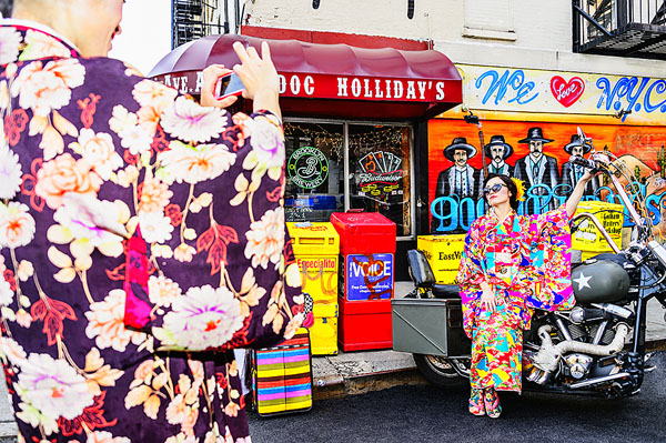 Photograph Mitchell Funk Color On The Street on One Eyeland