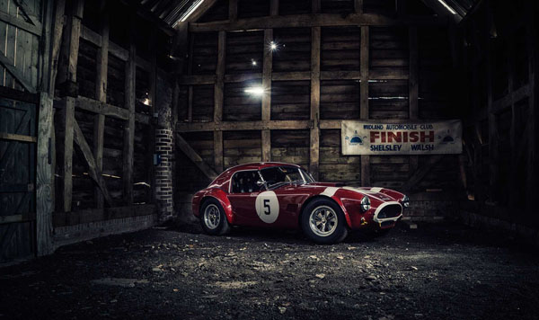 Photograph Nigel Harniman Ac Cobra Shot At Shelsley Walsh on One Eyeland