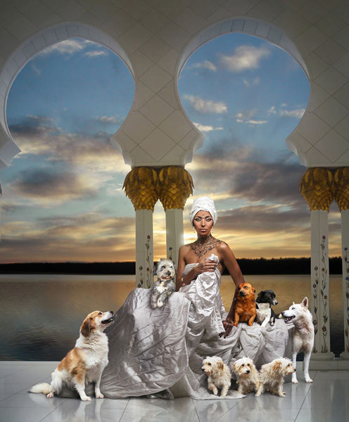 Photograph Ddiarte Ddiarte Elo And Her Pets on One Eyeland