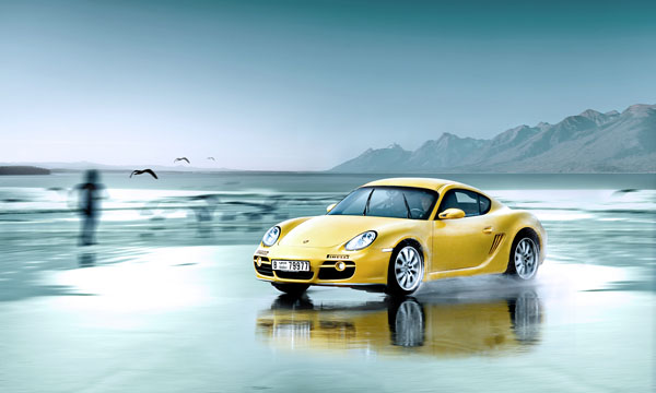 Photograph Kris Shopov Porsche on One Eyeland