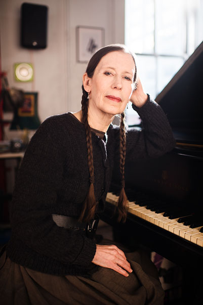 Photograph Laura Barisonzi Meredith Monk on One Eyeland