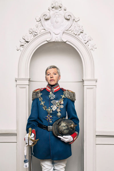 Photograph A Tamboly Preussian Officer on One Eyeland