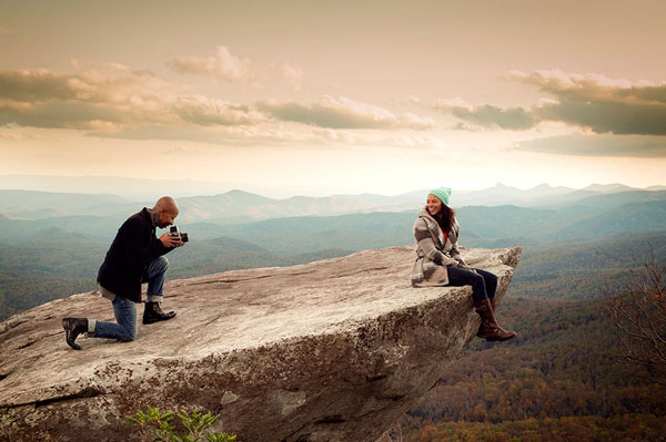 Photograph Robb Scharetg On Grandfather Mountain on One Eyeland