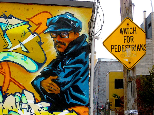 Photograph Ronnie Caplan Watch For Pedestrians on One Eyeland