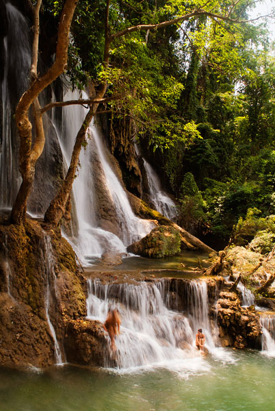 Photograph Laura Barisonzi Laos Waterfall on One Eyeland