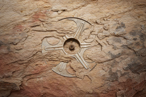 Photograph David Stinson Fossilized Film Reel on One Eyeland