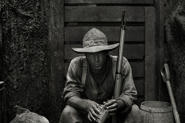 Photograph Troy Goodall Unforgotten Soldiers on One Eyeland