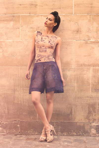 Photograph Greg Sino Lookbook Marie Wallace on One Eyeland