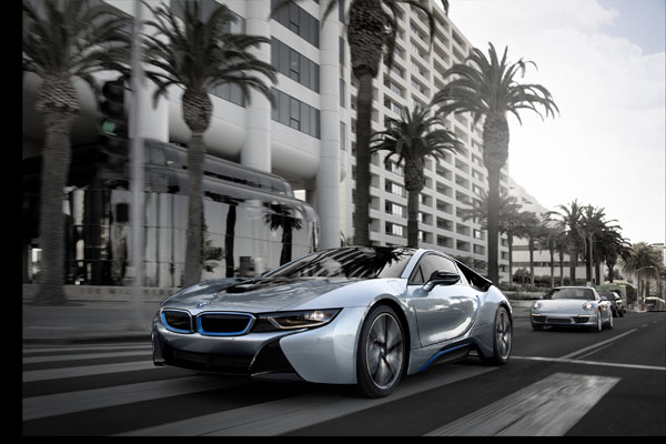 Photograph Robert Kerian Bmw I8 on One Eyeland