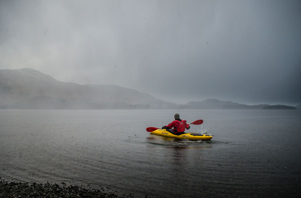Photograph Tommy Martin Kayak On Derwent Water on One Eyeland