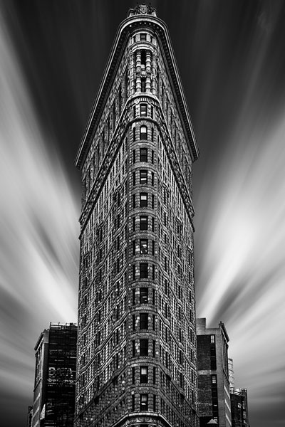 Photograph Jackson Carvalho Flat Iron In Black And White on One Eyeland